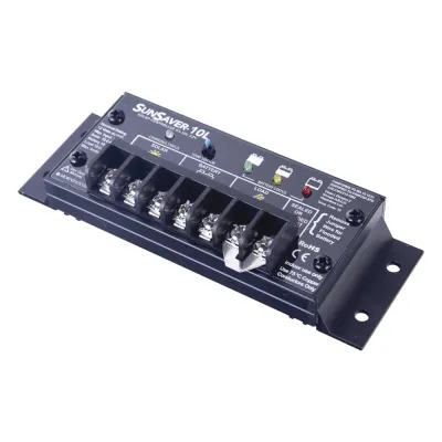 Controlador de Carga Solar SunSaver PWM 10 A / 12 VCC / Encapsulado Epóxico / Clase 1 Div 2 / Compensación de Temperatura