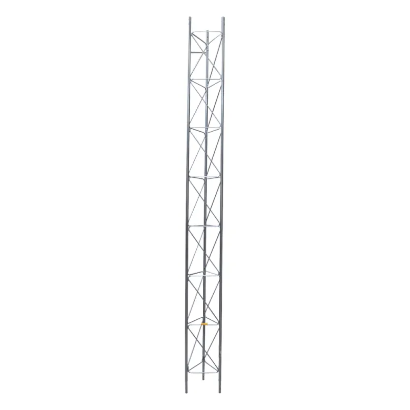 Tramo de Torre Arriostrada de 3m x 30cm, Galvanizado por Electrólisis, Hasta 30 m de Elevación. Zonas Secas.