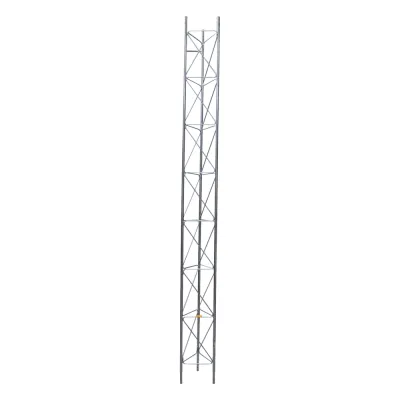 Tramo de Torre Arriostrada de 3m x 45cm, Galvanizado por Inmersión, Hasta 60 m de Elevación. Zonas Húmedas.