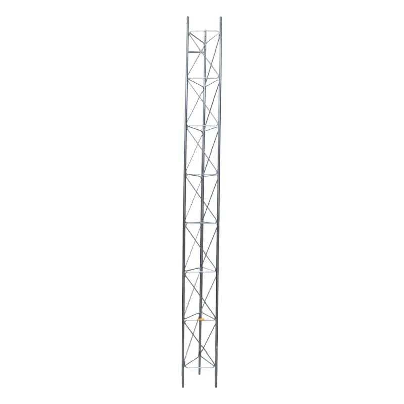Tramo de Torre Arriostrada de 3m x 45cm, Galvanizado por Inmersión, Hasta 60 m de Elevación. Zonas Húmedas.