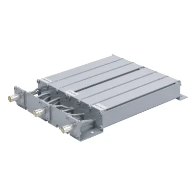 Duplexer SYSCOM en UHF, 6 Cav. 440-470 MHz, 50 Watt, 5 MHz Sep. Rechazo de Banda, BNC Hembras.