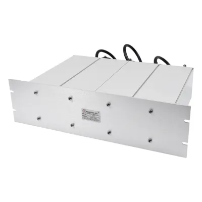 Preselector de 148-174 MHz, 4 Cavidades Cuadradas de 4" por Lado, 2 MHz de Ancho de Banda, Montaje de Rack, N Hembras.