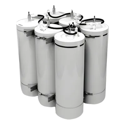 Duplexer Pasa-Banda-Rechazo de Banda, 148-174 MHz, 6 Cavidades (8"Dia.) 300 kHz, 2.2 dB, 350 Watt, N Hembras.