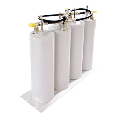 Duplexer Pasa Banda-Rechazo de Banda, 370-430 MHz, 4Cav.(4"Dia.) 3 MHz, 1.0dB, 250Watt, N Hembras.