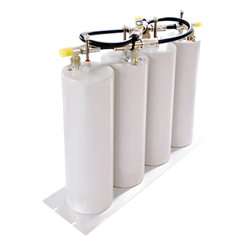 Duplexer Pasa Banda-Rechazo de Banda, 370-430 MHz, 4Cav.(4"Dia.) 3 MHz, 1.0dB, 250Watt, N Hembras.