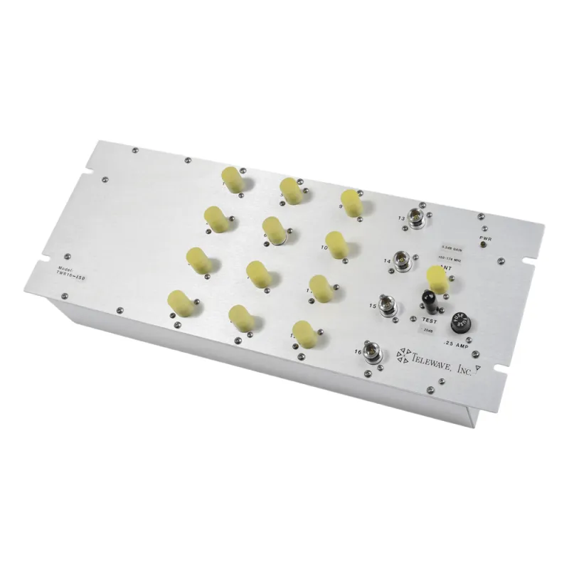 Multiacoplador TELEWAVE, 132-174 MHz 16 Canales, 115 Vcc./13.8 Vcc.