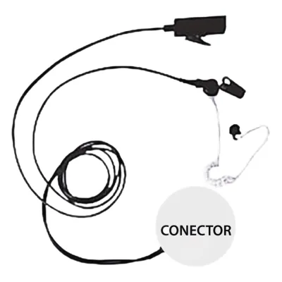 Kit de Micrófono-Audífono profesional de 2 Cables para KENWOOD NX-200/300/410/5000, TK-480/2180/3180
