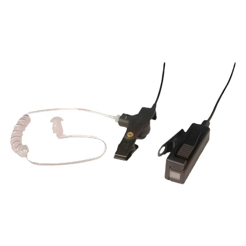 Kit de Micrófono-Audífono Profesional de 2 Cables / Tubo Acústico / Kevlar / Compatible ICOM IC-F3003/4003/3013/4013/3021/4021
