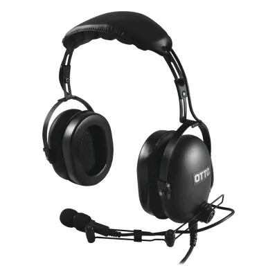 Diadema Heavy Duty sobre la cabeza para KENWOOD NX-340/320/420, TK-3230/3000/3402/3312/3360/3170