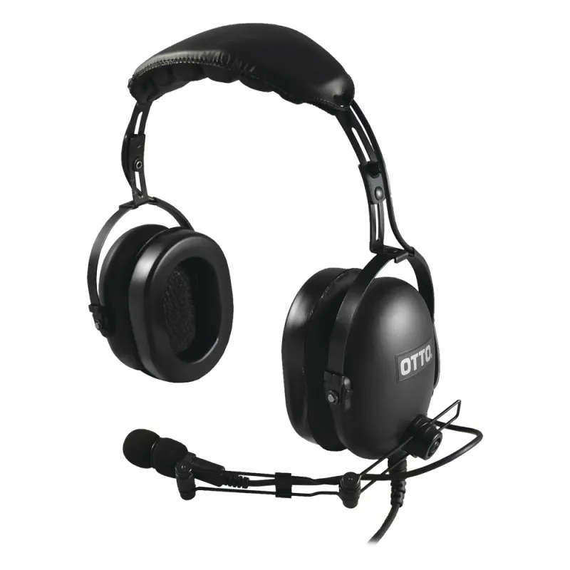 Diadema Heavy Duty sobre la cabeza para KENWOOD NX-340/320/420, TK-3230/3000/3402/3312/3360/3170