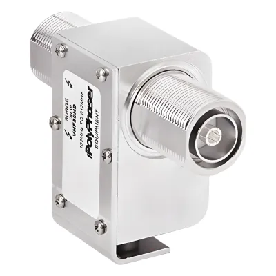 Protector Coaxial RF de Banda Ancha Para Combinadores de 100 a 512 MHz Con Conectores DIN Hembra
