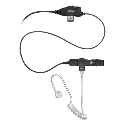 Kit de Micrófono-Audífono PLUS de 1 cable para KENWOOD NX-340/320/420, TKD-340, TK-3230/3000/3402/3312/3360/3170