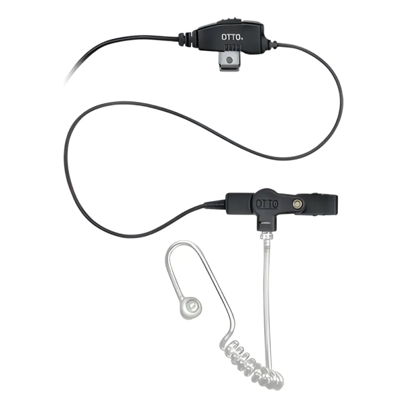 Kit de Micrófono-Audífono PLUS de 1 cable para KENWOOD NX-340/320/420, TKD-340, TK-3230/3000/3402/3312/3360/3170