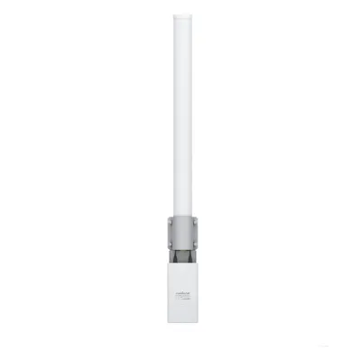 Antena omnidireccional, potente cobertura de 360°, doble polaridad MIMO 2x2, frecuencia 5 GHz (5.45-5.85 GHz) de 13 dBi