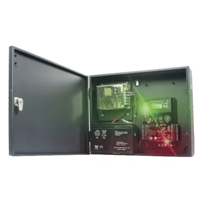 Panel de Control de Acceso 4 Puertas / 30,000 Tarjetas / TCP/IP RS485 / Gabinete y Fuente 12VCC 3A / Software ZKAccess 3.5