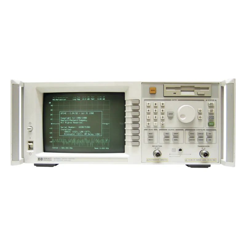 Analizador de Redes de 300 kHz a 3.0 GHz, Incluye Coordenadas Polares.