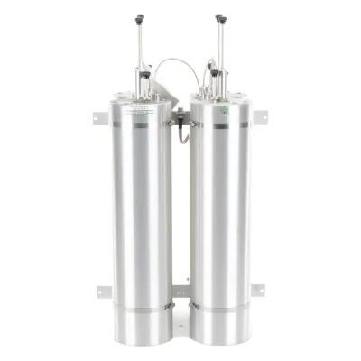 Duplexer Pasa Banda-Rechazo de Banda, 144-174 MHz, 4 Cavidades de 6.625" Diámetro, 500 KHz, 400 Watt, BNC Hembras.