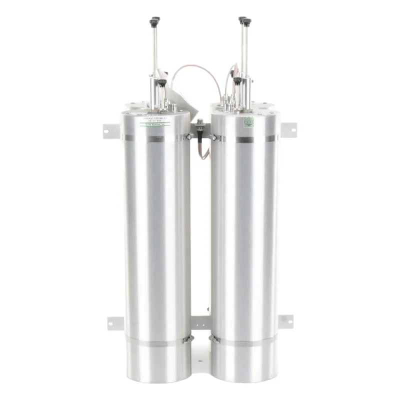 Duplexer Pasa Banda-Rechazo de Banda, 144-174 MHz, 4 Cavidades de 6.625" Diámetro, 500 KHz, 400 Watt, BNC Hembras.