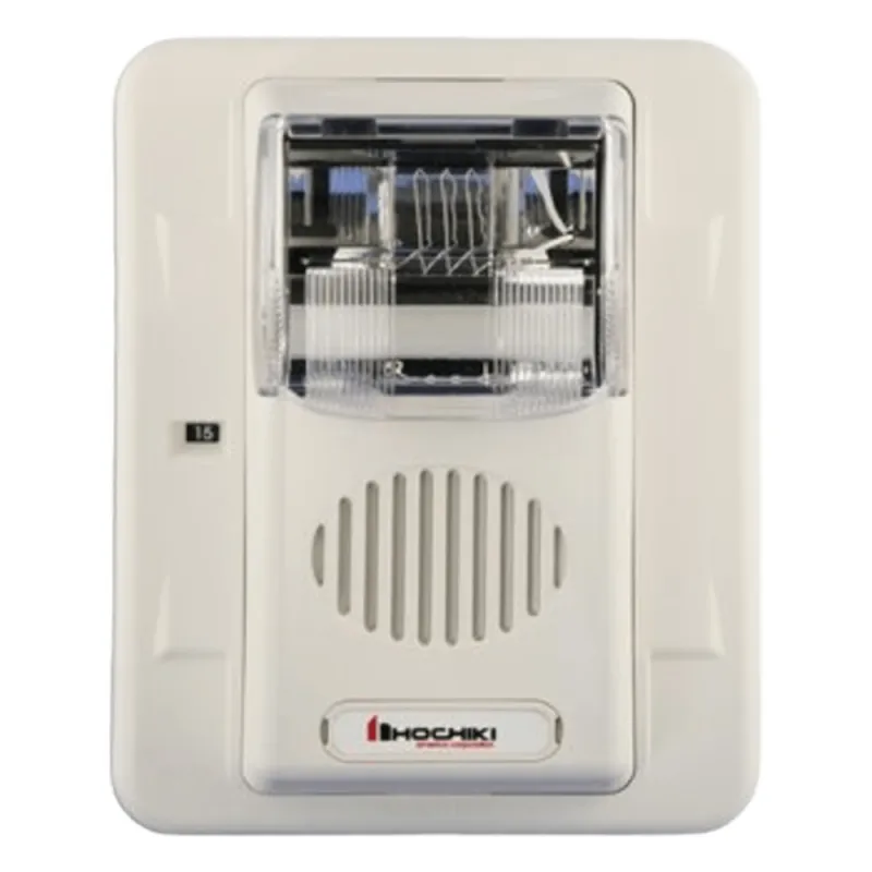 Sirena Estrobo, 12 Vcd, Multi-Candela 15 hasta 110 cd, Montaje En Pared, Color Blanco, Serie HEC3 (0500-05990) Hochiki