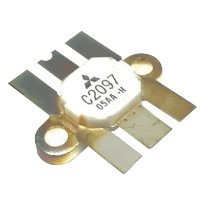 Transistor de Silicio NPN Epitexial, 30 MHz, 13.5 Vcc, 70 Watt, T-40E.