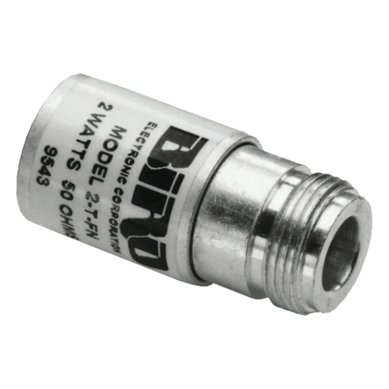 Carga Fantasma Coaxial, 50 Ohm, DC-6 GHz, 2 Watt, Conector N Hembra.