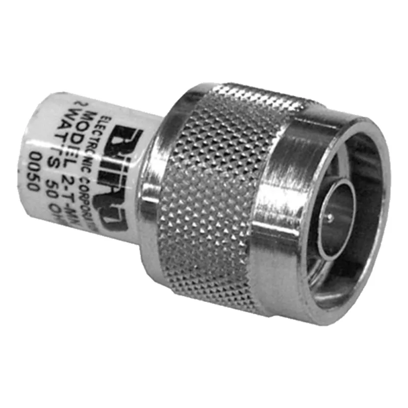 Carga Fantasma Terminal de 2 W, Impedancia de 50 Ohm y Conector N Macho.