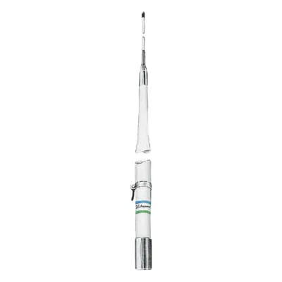 Antena Marina HF SHAKESPEARE 390 / Fibra de Vidrio / 2-30 MHz / 1 kW / 2 Secciones / Requiere Sintonizador / Resonancia 10.8 MHz
