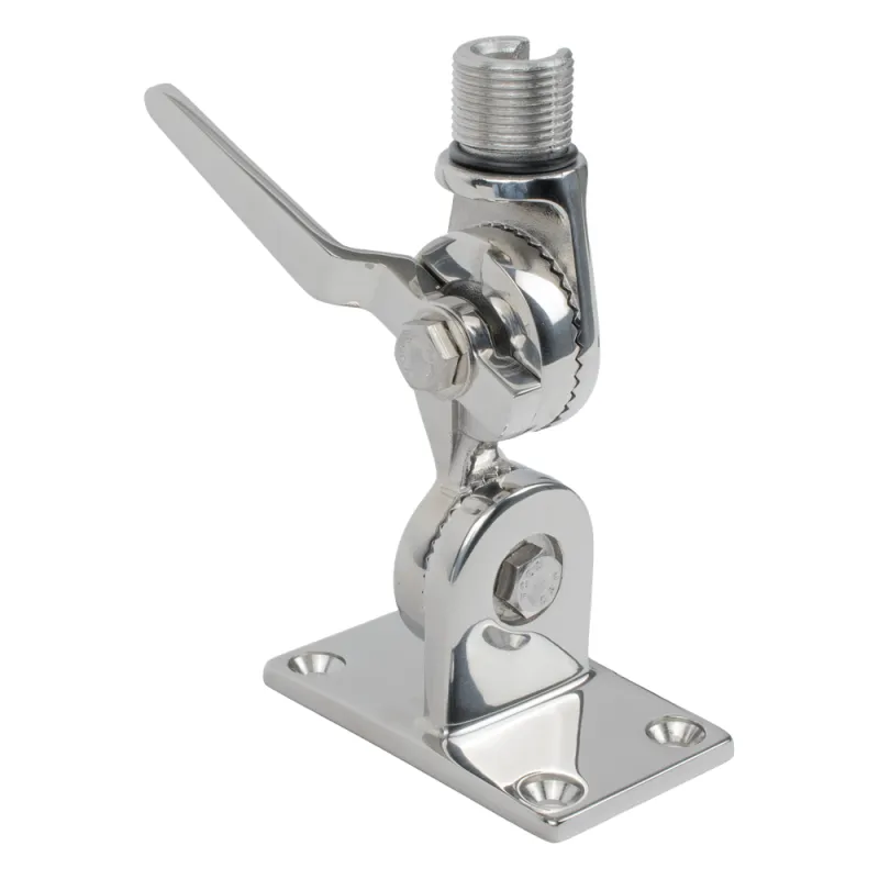 Montaje Rotativo de Acero Inoxidable / Ajuste de 4 posiciones / Rosca Estándar 1-1/4