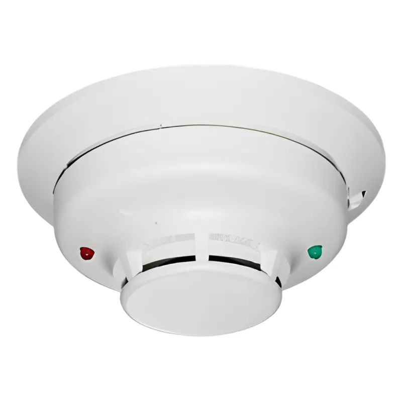 Detector fotoeléctrico de humo convencional de 4 hilos con salida de contactos para paneles de incendio