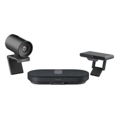Sistema Videoconferencia 4K Todo en Uno / Cámara 8MP + Altavoz 3W / Micrófono 8 Filas / USB Type-C BYOD / Transmisión Inalámbrica 4K / Salas hasta 32 m² (344 ft²)
