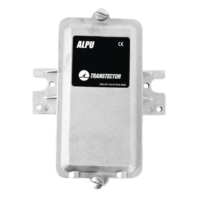 Protector Metalico Contra descargas Atmosfericas PoE Individual De 10/100 Mbps