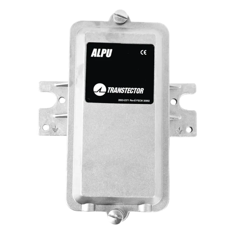 Protector Metalico Contra descargas Atmosfericas PoE Individual De 10/100 Mbps
