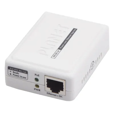 Inyector PoE 802.3af de 1 Puerto Gigabit 10/100/1000 Mbps (End-Span)