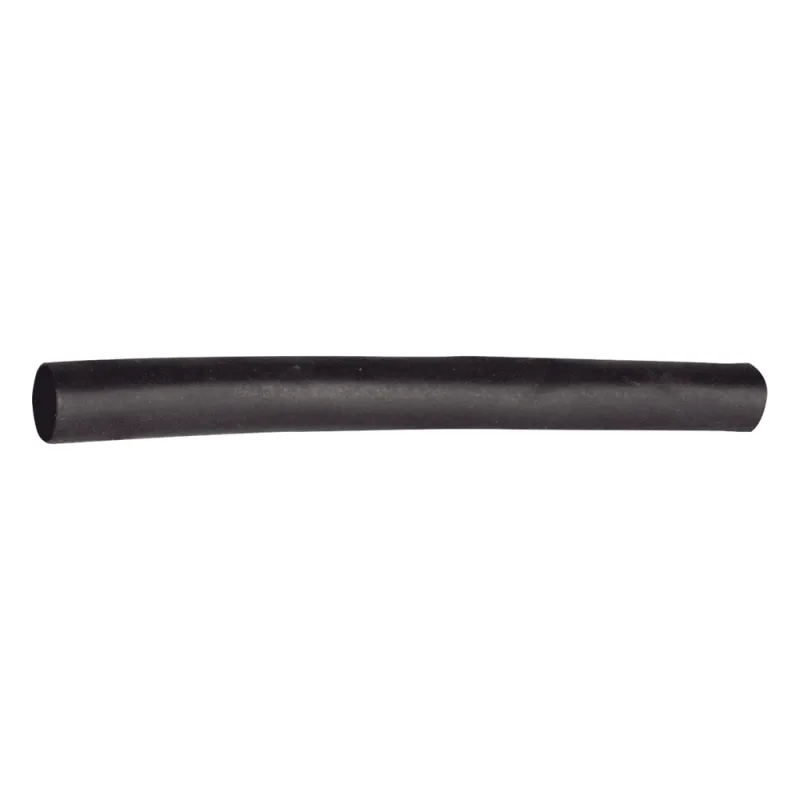 Tubo Termoencogible (Termofit) Negro de 1.2 m, 1/4" de Diámetro, Reduce de 2:1, Poliolefina.