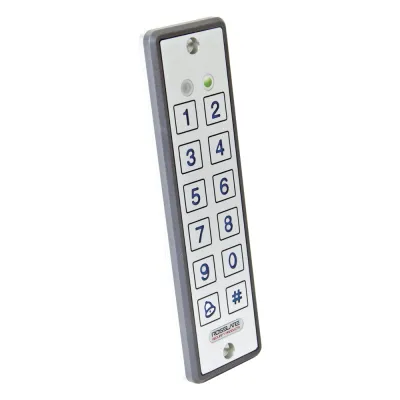 Lector ultra delgado de proximidad con teclado, capacidad de lectura de tarjetas de proximidad de 125 Khz (tipo EM y HID)