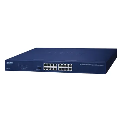 Switch No Administrable Gigabit de 16 Puertos 10/100/1000 Mbps, Con Modo Extendido Para Distancias de Hasta 200 m