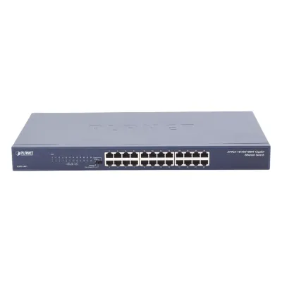 Switch No Administrable Gigabit de 24 Puertos 10/100/1000 Mbps, Con Modo Extendido Para Envió de Datos de Hasta 200 m