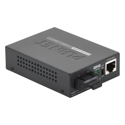 Convertidor de Medios UTP/ Fibra Óptica de 1000 Mbps, Multi-Modo, Hasta 550 m, Conector SC