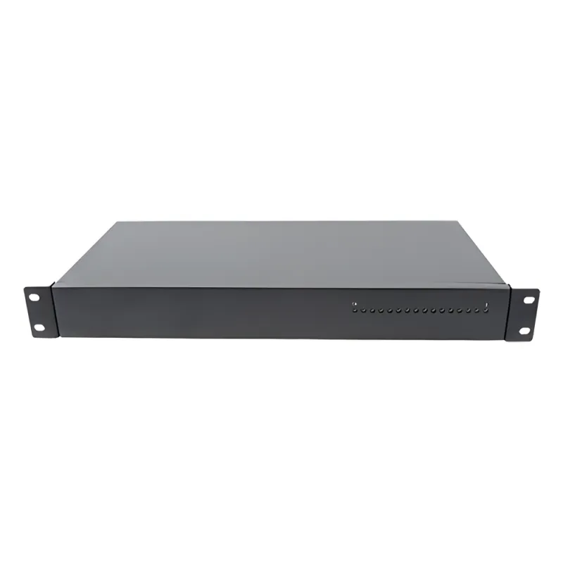 Fuente de poder profesional de 16 Salidas / 24 Vca @ 20 Amper con montaje para rack, voltaje de entrada : 110 Vca