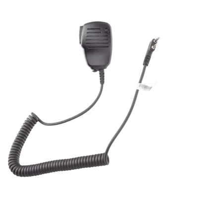 Micrófono-bocina compacto y ligero con conector adicional de 3.5mm para auricular conector de dos pines para KENWOOD y TXPRO