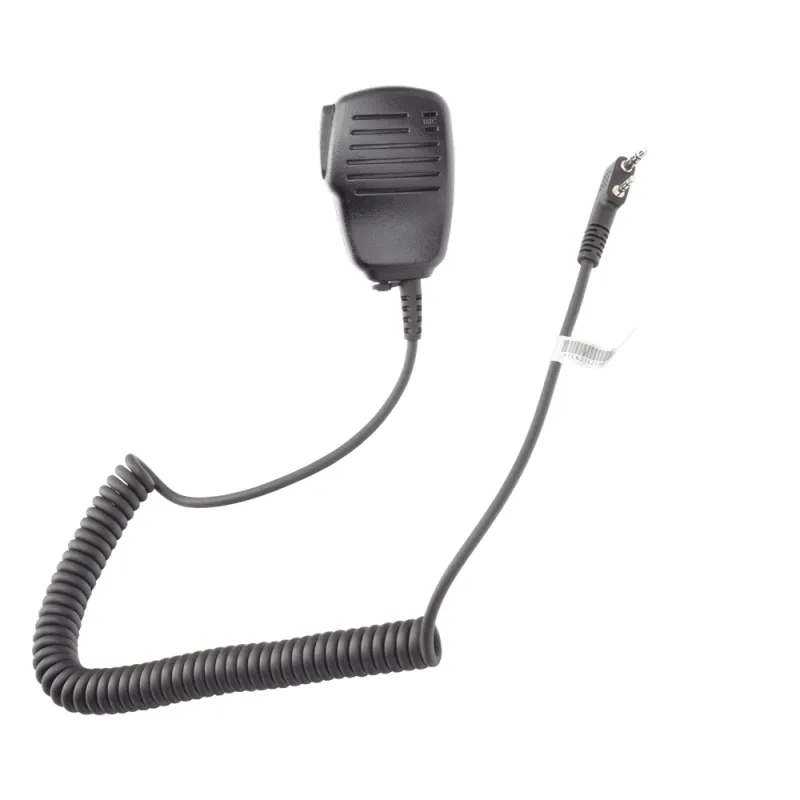 Micrófono-bocina compacto y ligero con conector adicional de 3.5mm para auricular conector de dos pines para KENWOOD y TXPRO