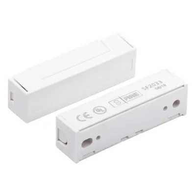Contacto Magnético para Puertas y Ventanas / GAP 30 mm (1.18 in) / Blanco / Switch NC / 12 VCC