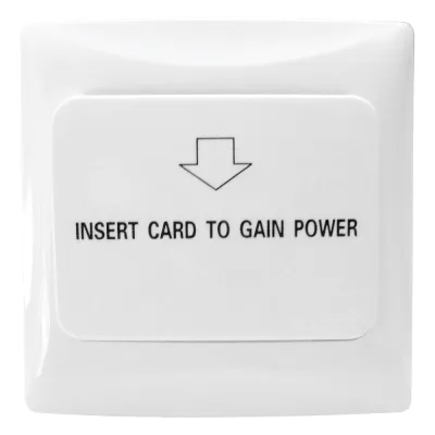 Interruptor de Energía para Hotel / Activación con Tarjeta MIFARE / 110VCA 30A / Compatible M1K y M4K