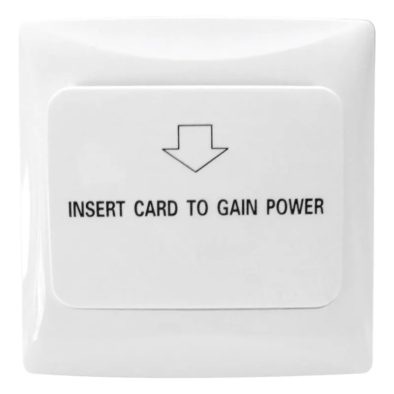Interruptor de Energía para Hotel / Activación con Tarjeta MIFARE / 110VCA 30A / Compatible M1K y M4K