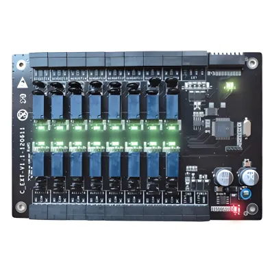Expansor de 16 Relevadores / RS-485 / Compatible ZKEC10 / Hasta 58 Relevadores / 12VCC