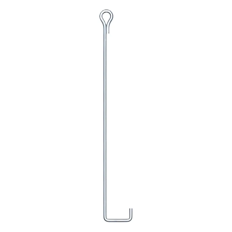 Ancla de Suelo con Ojo de Llave Ø 3/4" x 150 cm, Galvanizado por Inmersión en Caliente.