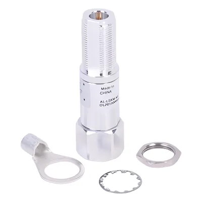 Protector RF Coaxial de 2000 - 6000 MHz Con Filtro Pasa Alta Con Conector N-Macho Hacia el Equipo
