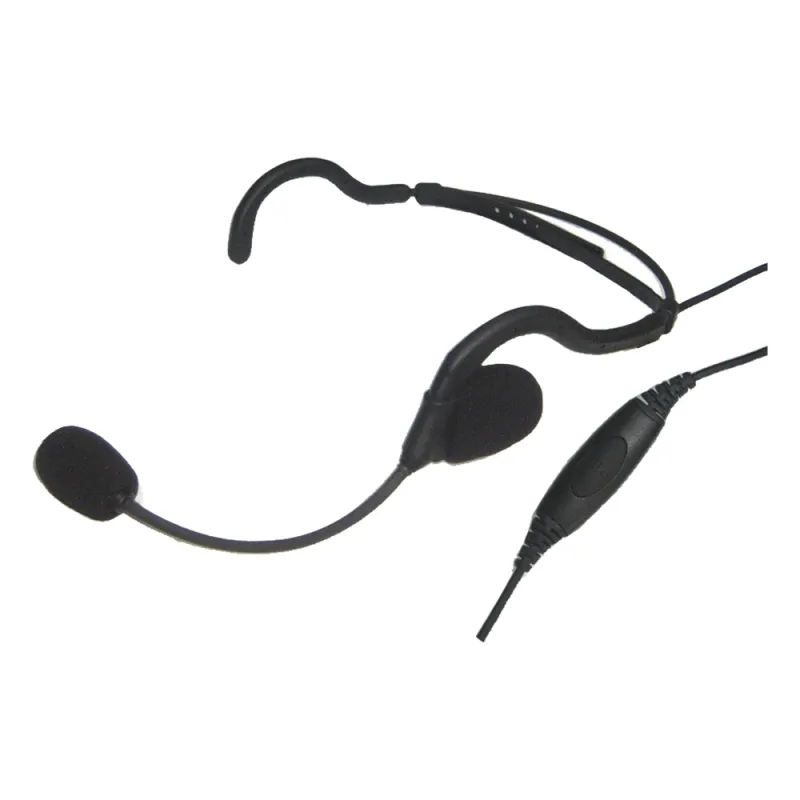 Diadema por detrás de la cabeza con boom flexible para HYTERA PD-706/PD-786/PT-580