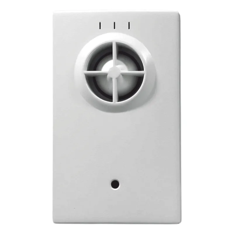 Sirena inalámbrica de 95 dB con respaldo de batería y sonido temporal para incendio, compatible con paneles LYNXR y VISTA