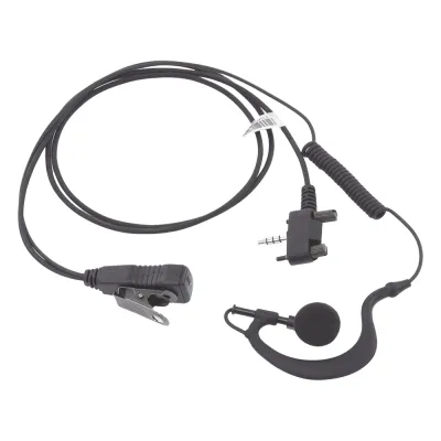 Micrófono de solapa con audífono ajustable al oído para Radios VX-160/ VX-231/ VX- 180/ VX-210/ VX-400